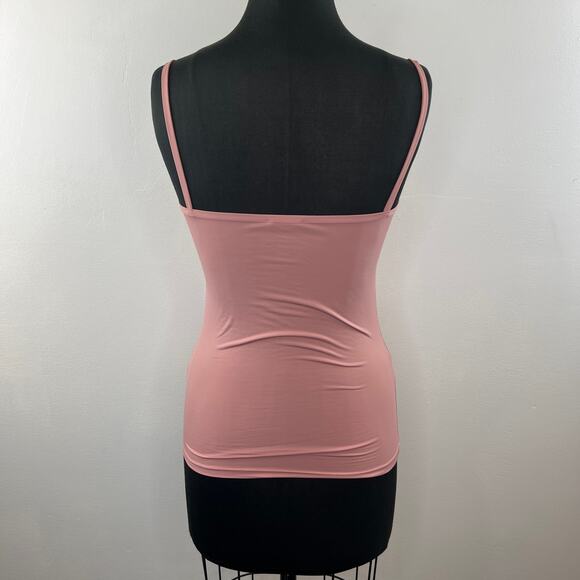 Intimissimi Pink M Camisole Top Cotton Scoop Neck Spaghetti Strap Pullover - Picture 4 of 6